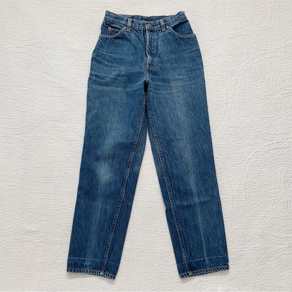 Vintage‎ Lands' End Women's Square Rigger Denim Jeans - Picture 1 of 6